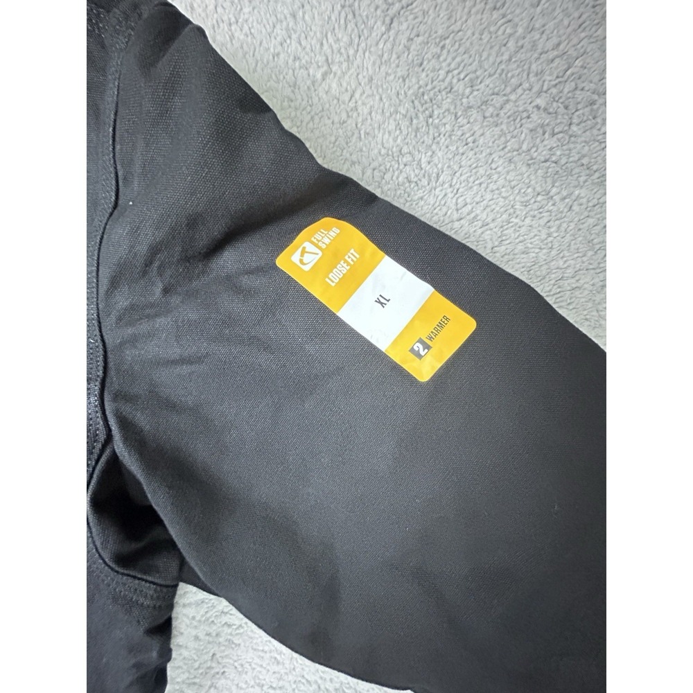 Carhartt Full Swing Armstrong Black Active Jacket Fleece Men's Size XL OJ3371-M - Picture 3 of 12